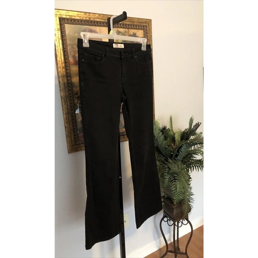 LEI Jeans Womens‎ Jeans Juniors Sophia Hipster Flare Stretch Black Denim Size 9R